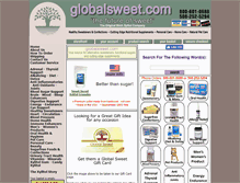 Tablet Screenshot of globalsweet.com